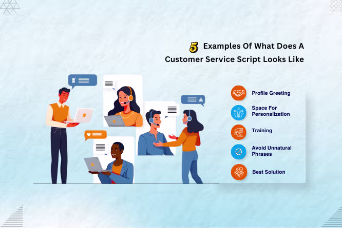 5 examples of what does a customer service script looks like