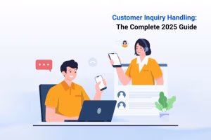 What is customer inquiry handling?