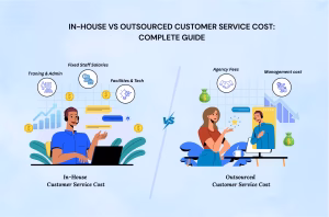 in-house vs outsourced customer service cost