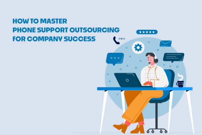 Customer support agent taking calls for phone support