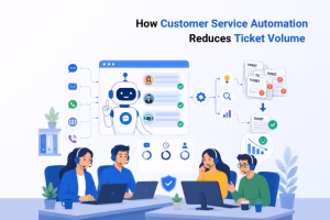 How customer service automation reduces ticket volume