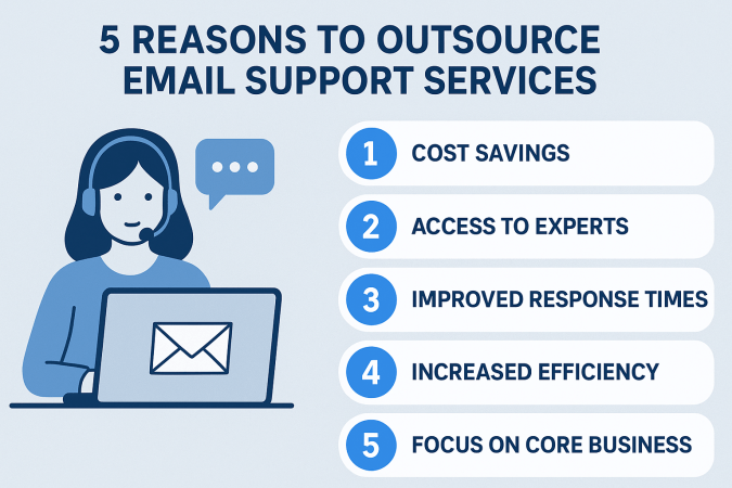 Showing the reasons to outsource email support services for better customer experience